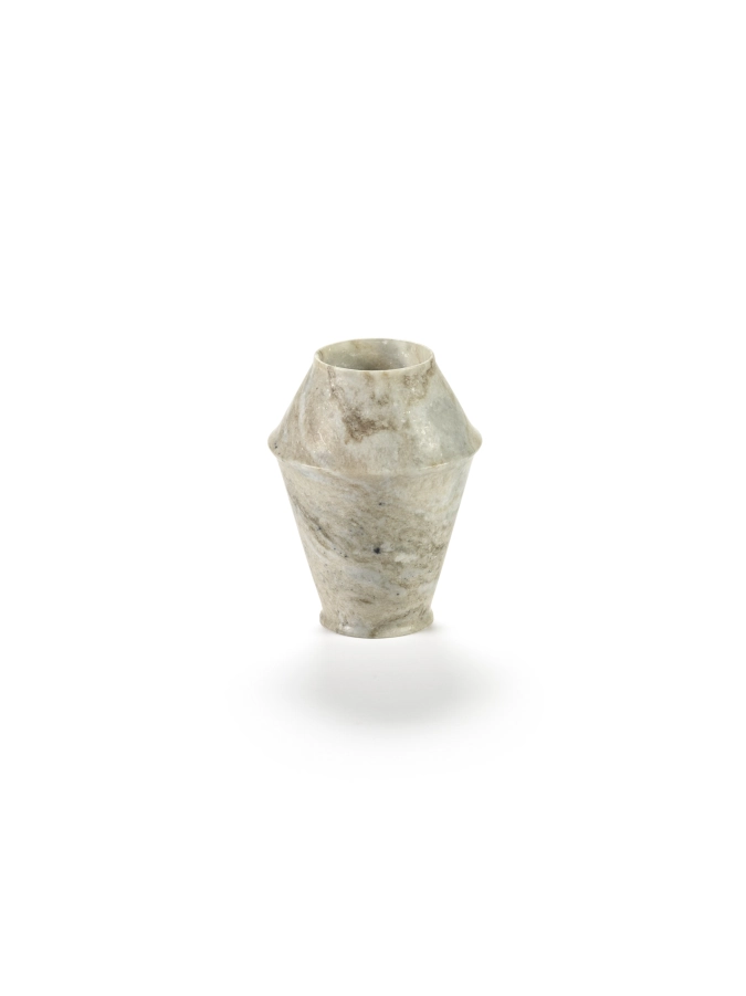 Dune Vase 2 hell braun D14xH18