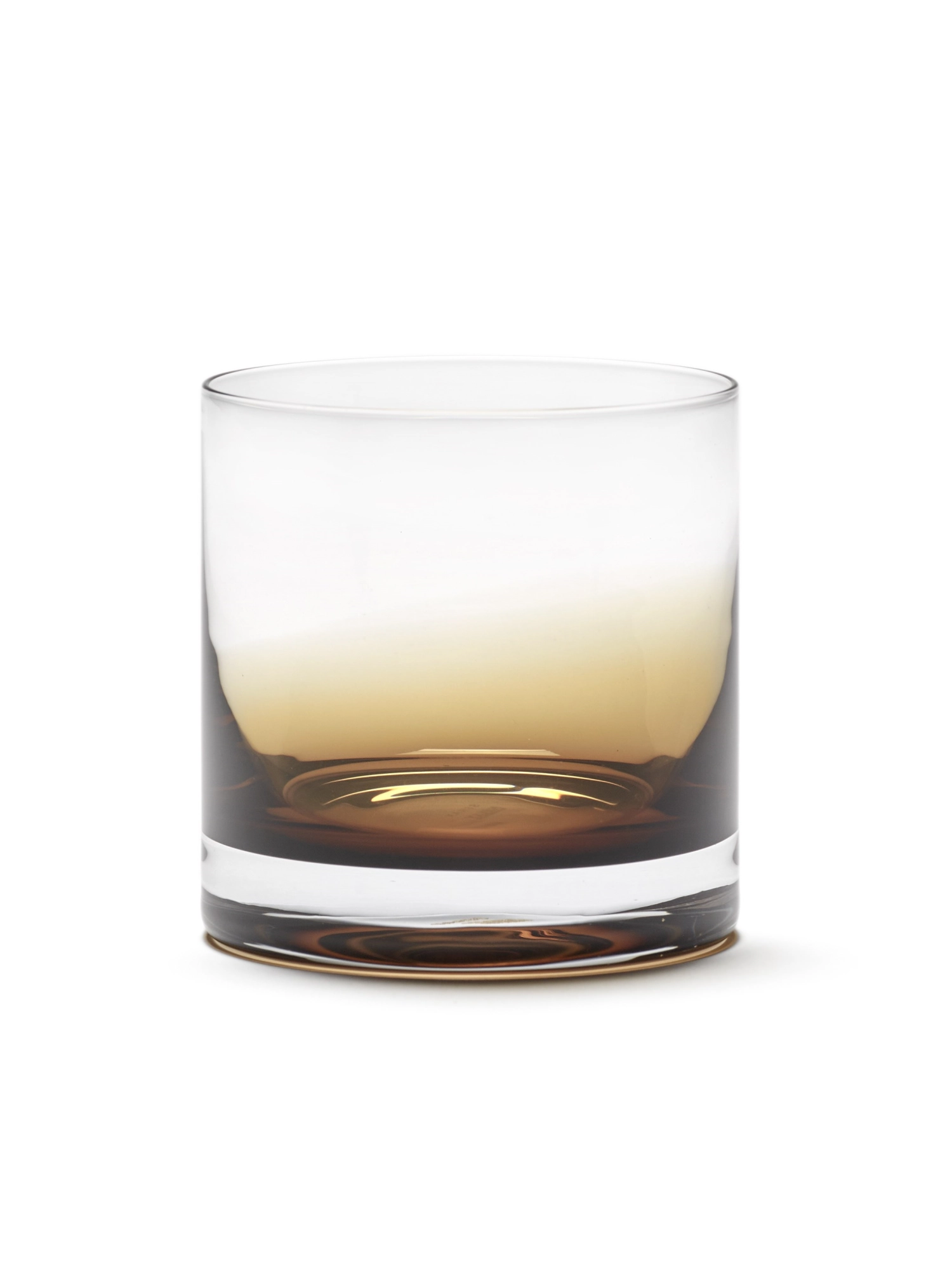 Verre à whisky Zuma ambre D8x8.5