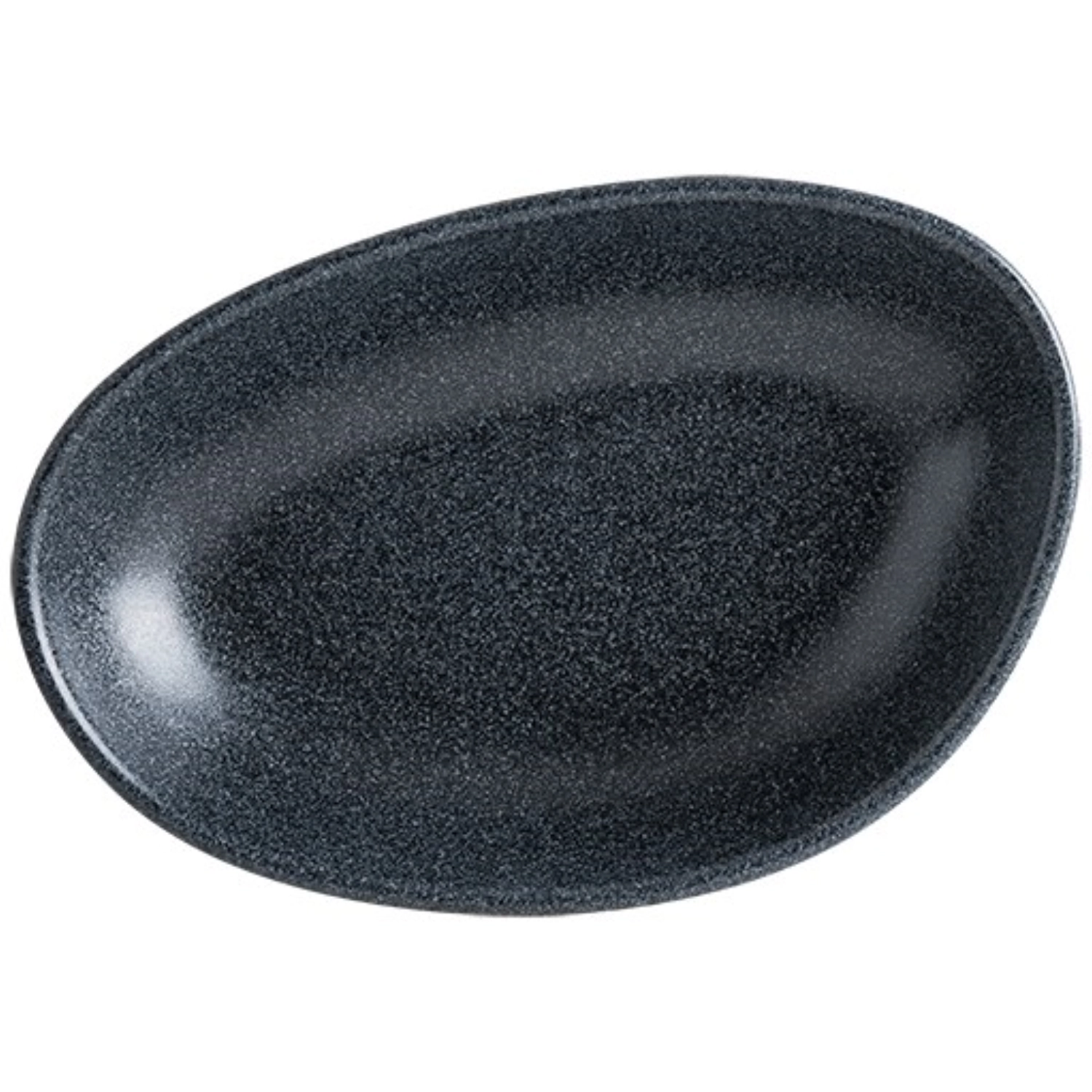 Graphite Vago Assiette ovale 15x8.5cm