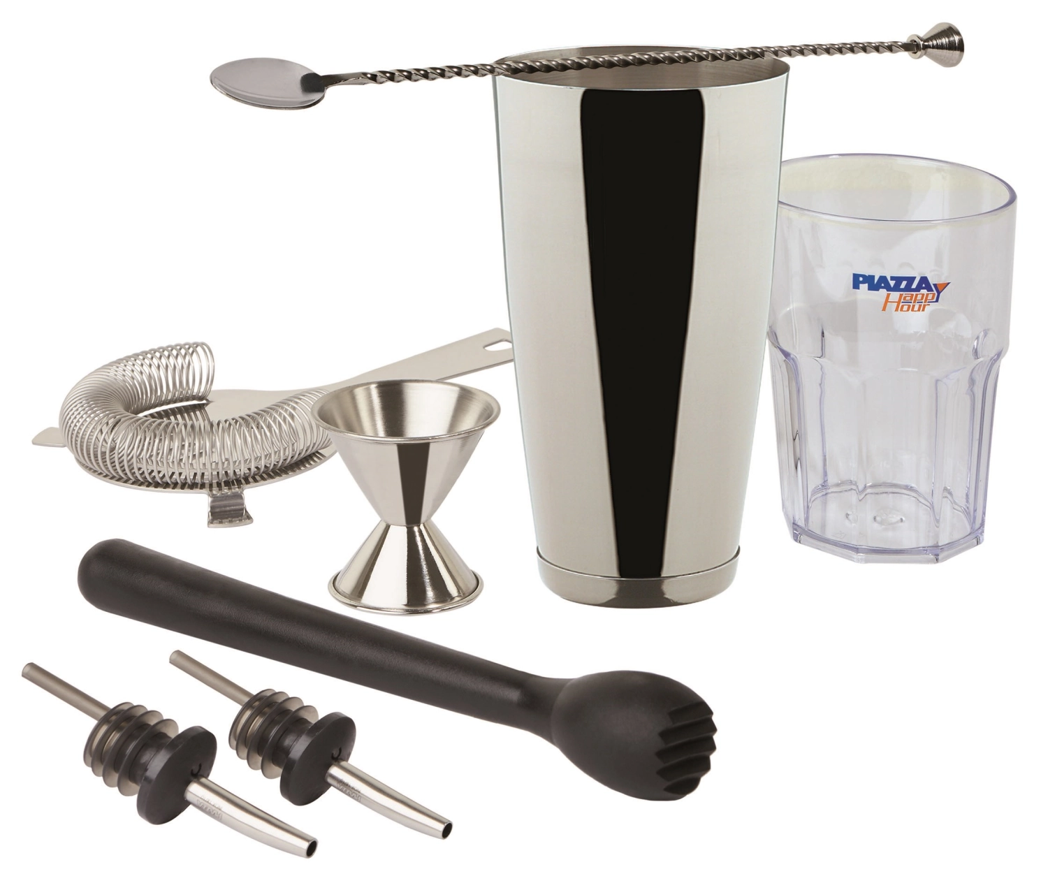 Set bar 8 pièces avec shaker et accessoires