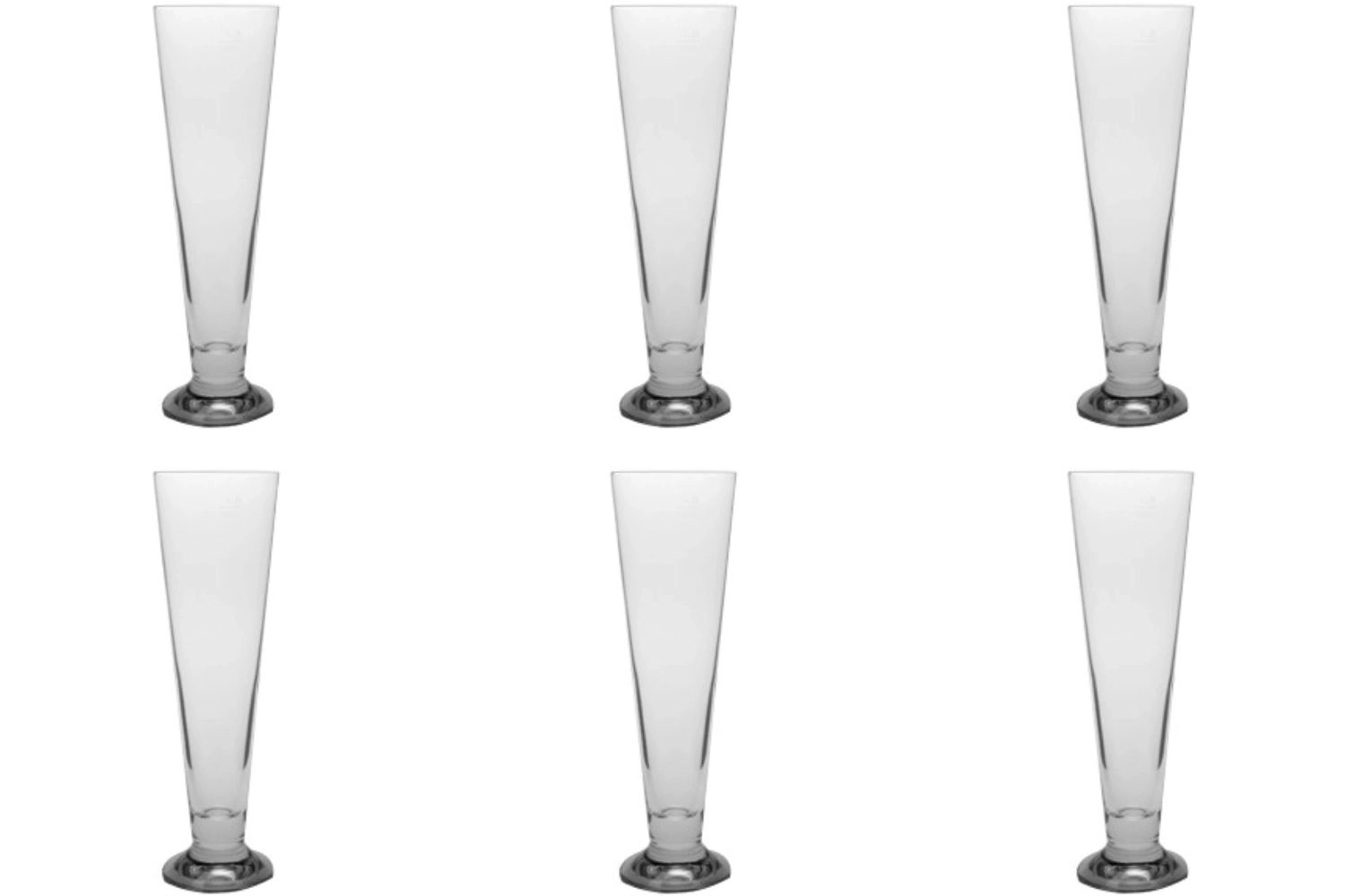 Lot de 6 cannes à bière Palladio 38 5cl 3dl calibrées