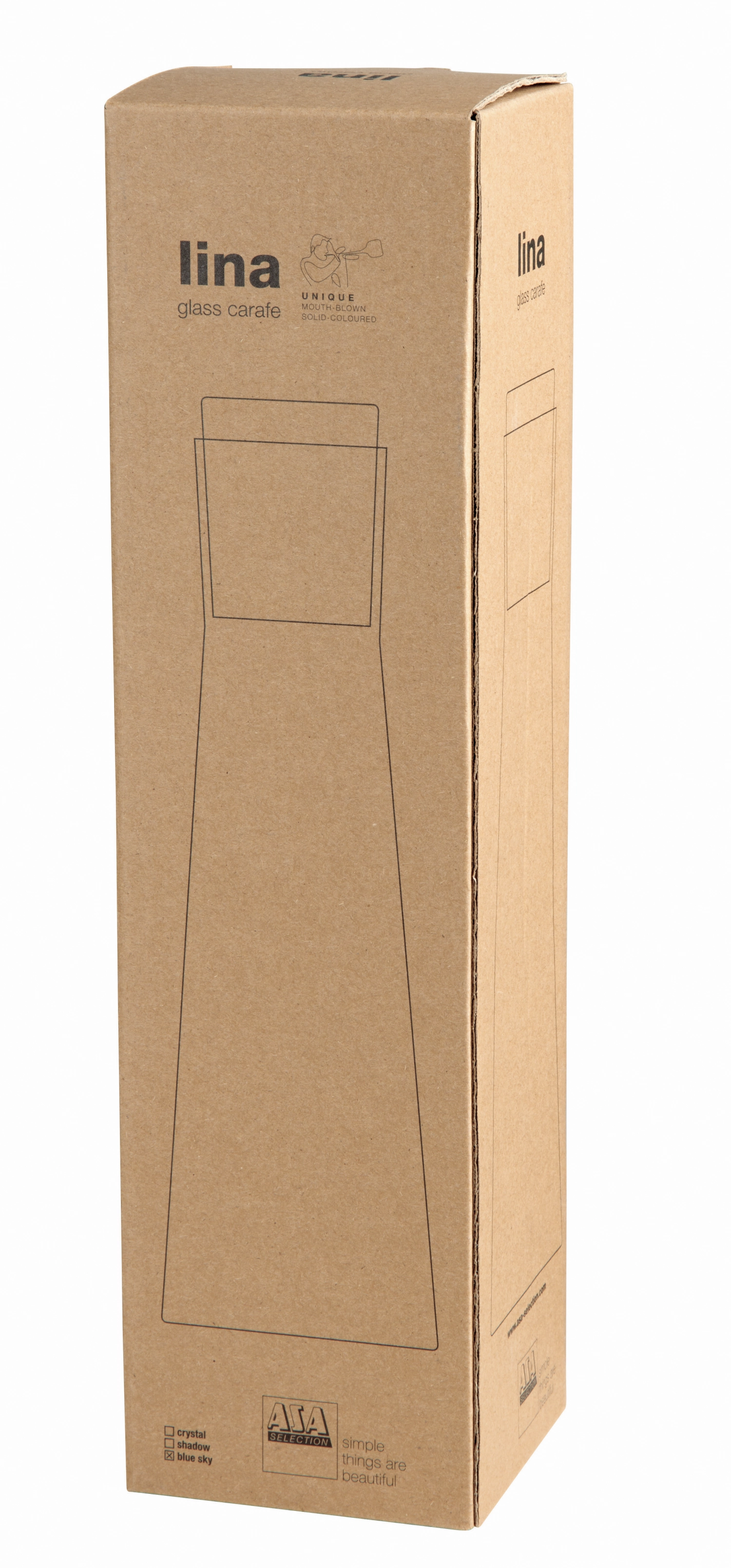 Lina carafe blue sky