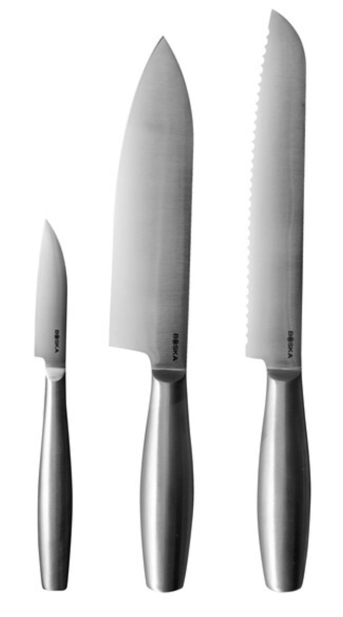 3pcs Copenhagen Set de couteaux de cuisine