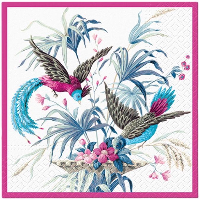 Servietten Lunch 20x Birds of Eden, 33x33cm
