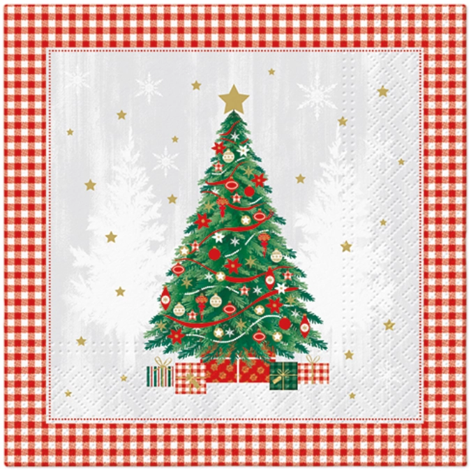 Servietten Lunch 20x Special Tree, 33x33cm