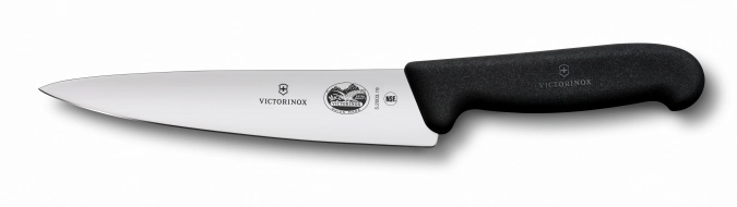 Fibrox, couteau de chef, noir