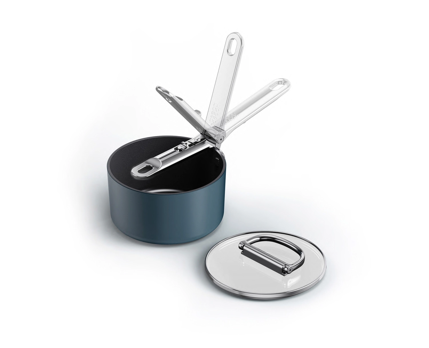 Space Stielkasserolle Griff klappbar mit Deckel