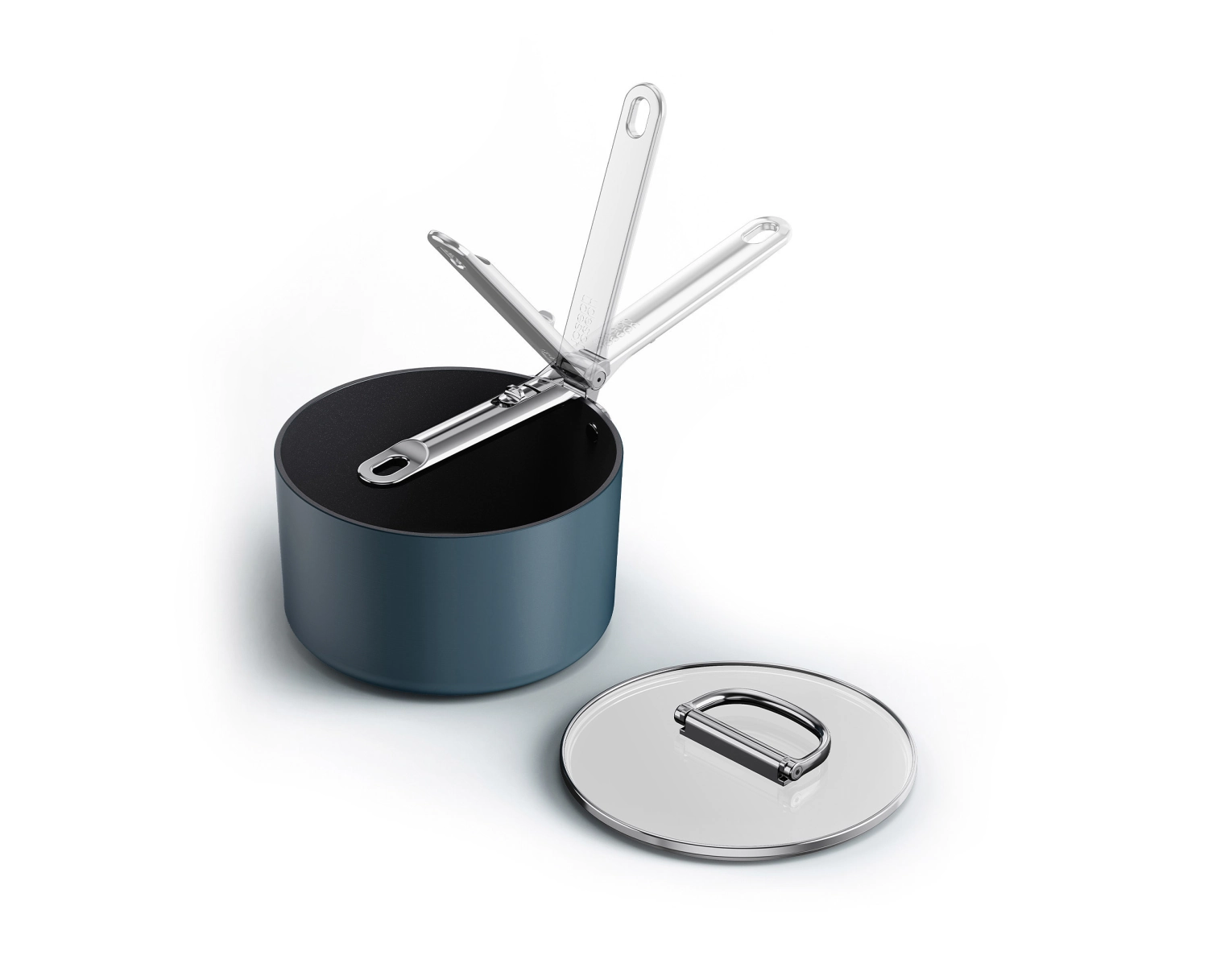 Space Stielkasserolle Griff klappbar mit Deckel
