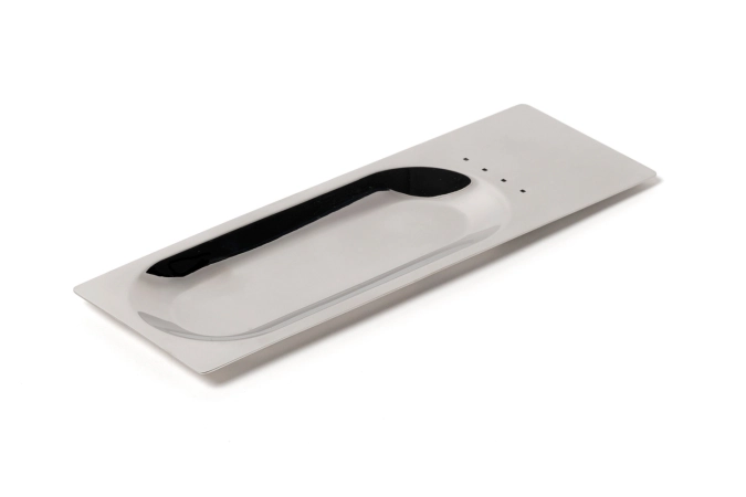 Lab 18/10 assiette en acier inoxydable