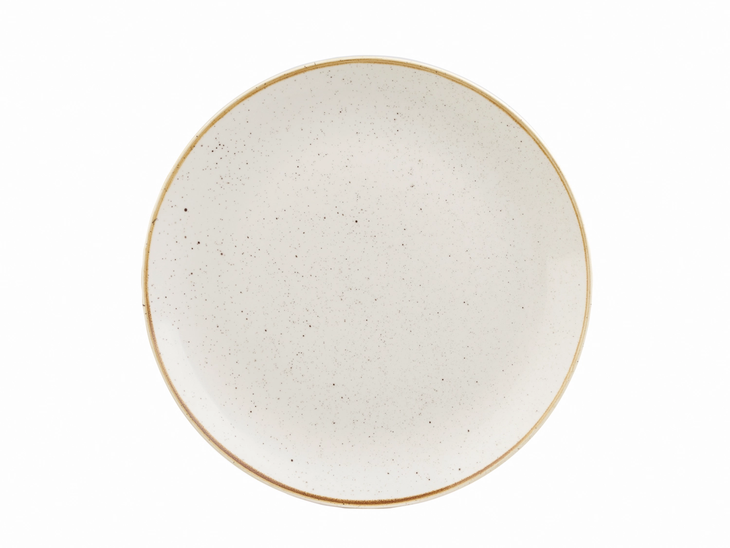 Stonecast Barley White Coupe Teller flach