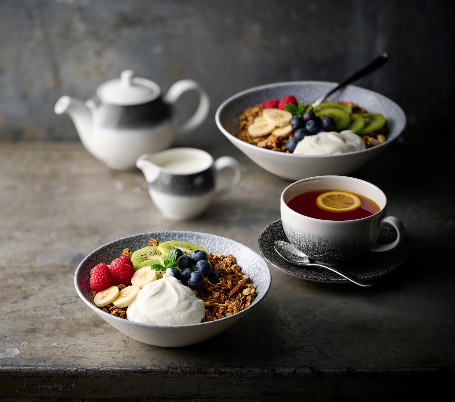 S.P. Raku Quartz Black Plat profond