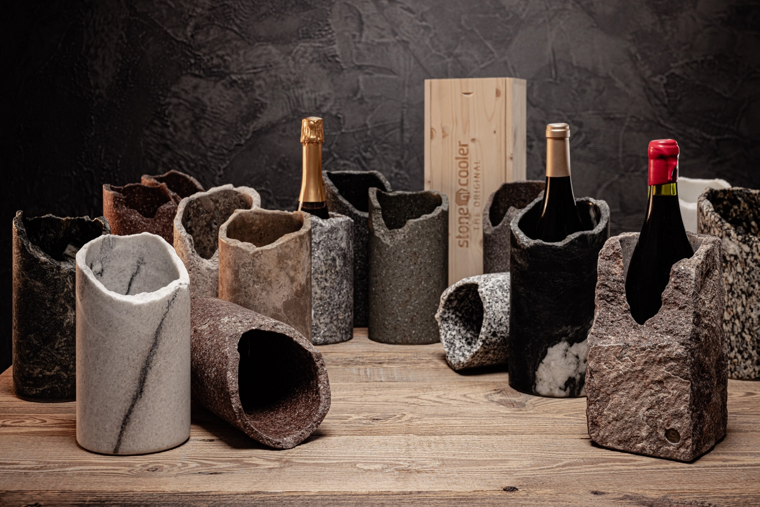 Weinkühler Holzbox Verpackung