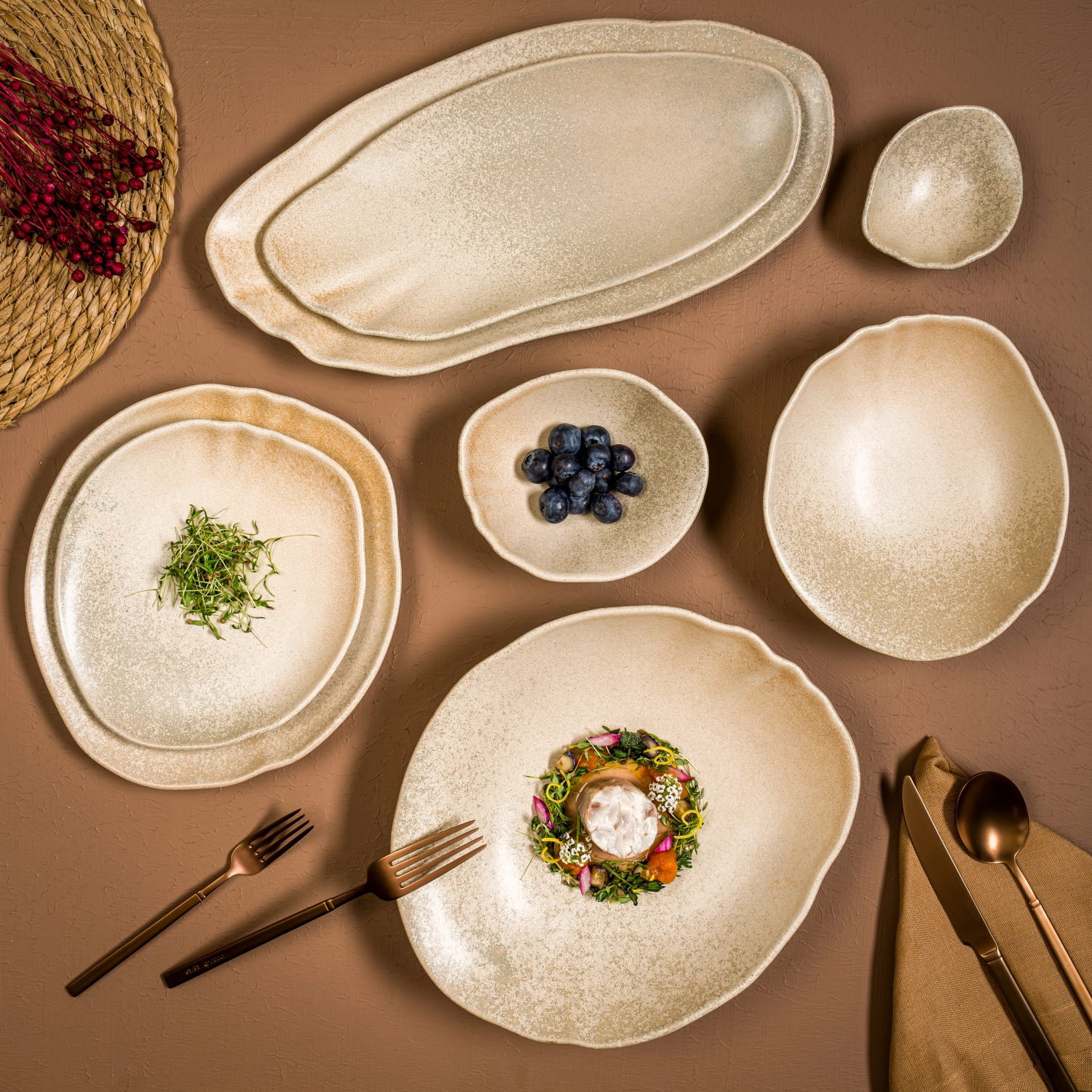 Tone Sahara Assiette creuse D27cm 1.7l