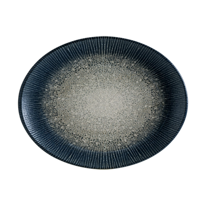 Assiette ovale Arctic Moove L25cm