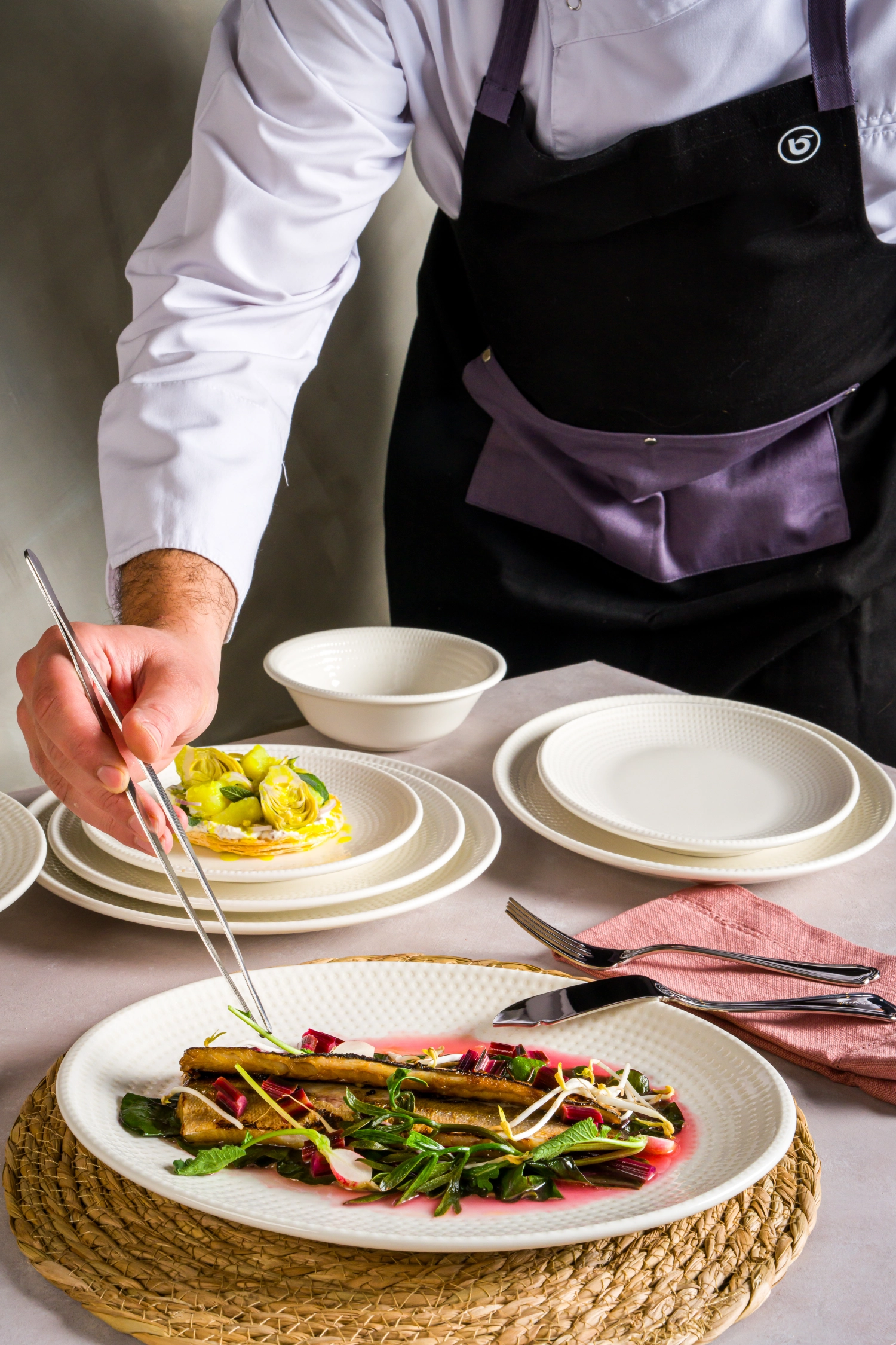 Assiette plate Pure Dot Gourmet D21cm