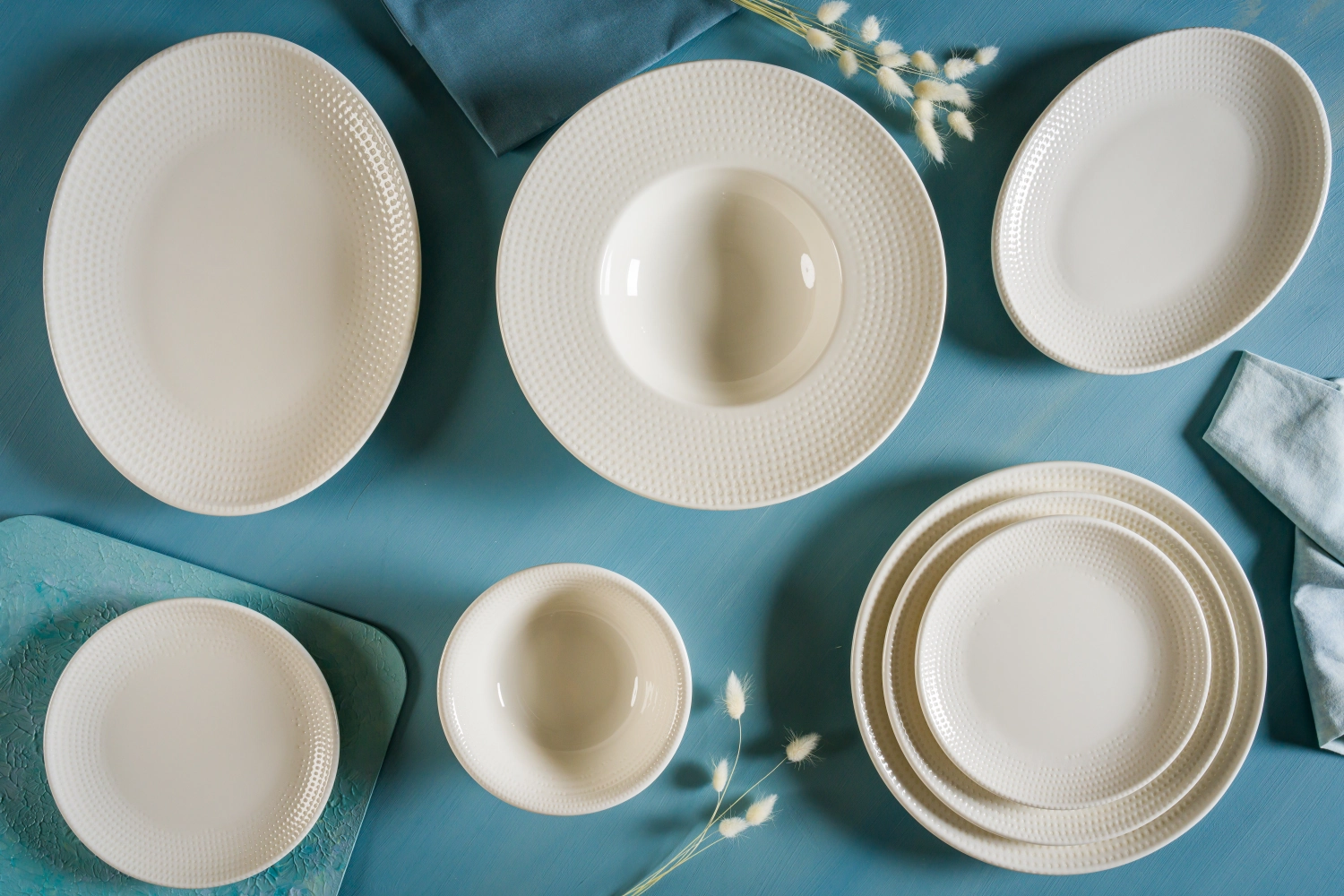 Assiette plate Pure Dot Gourmet D21cm