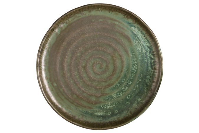 Lagoon Olive Teller flach