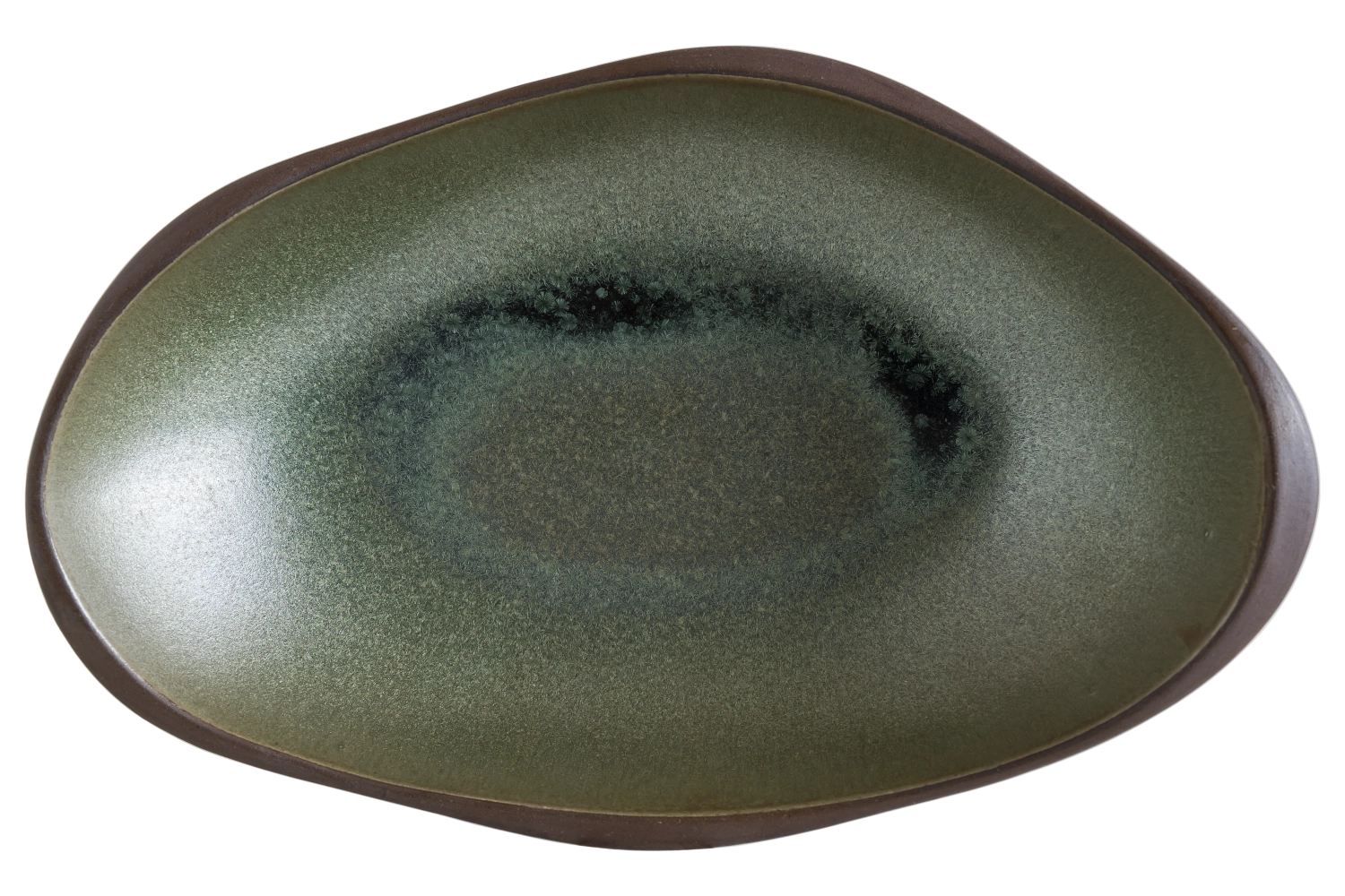 Assiette ovale Lagoon L27cm