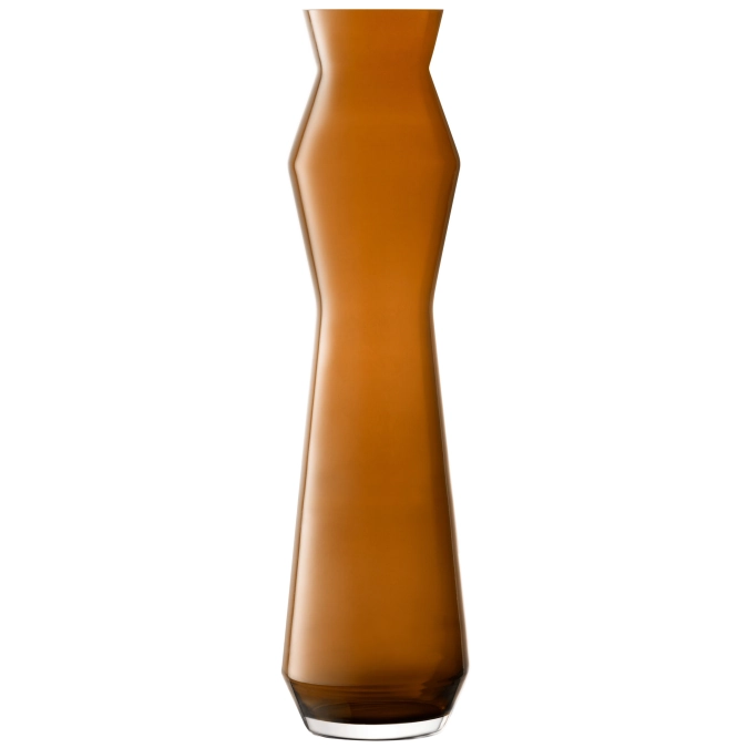 Sculpt vase H100cm cognac