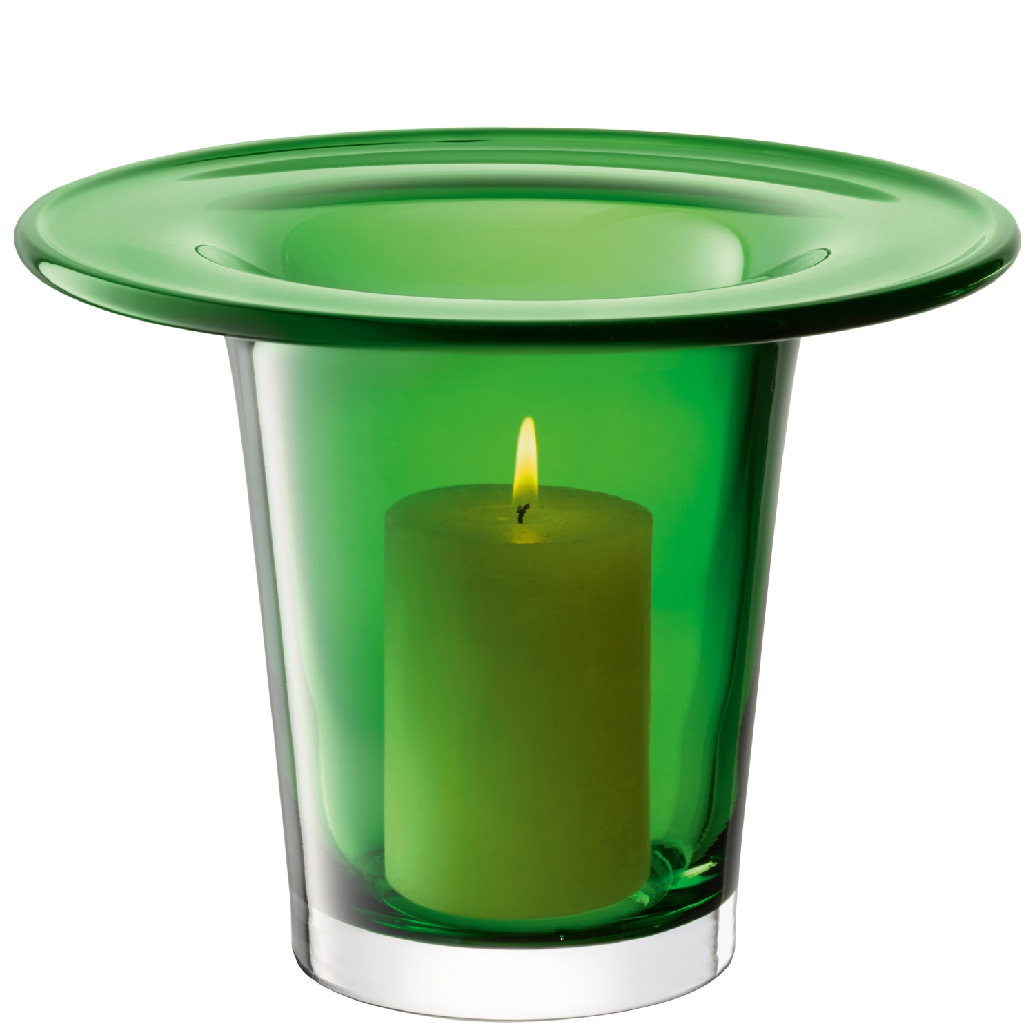 Victoria vase/lanterne H19cm vert fougère