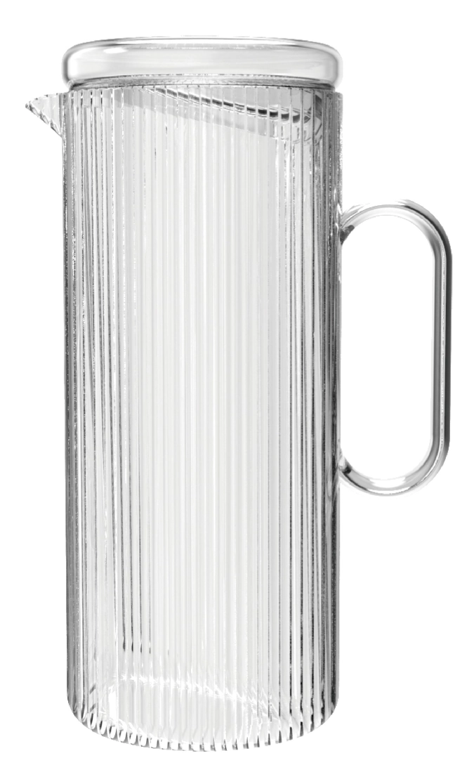 Karaffe aus Borosilikatglas transparent