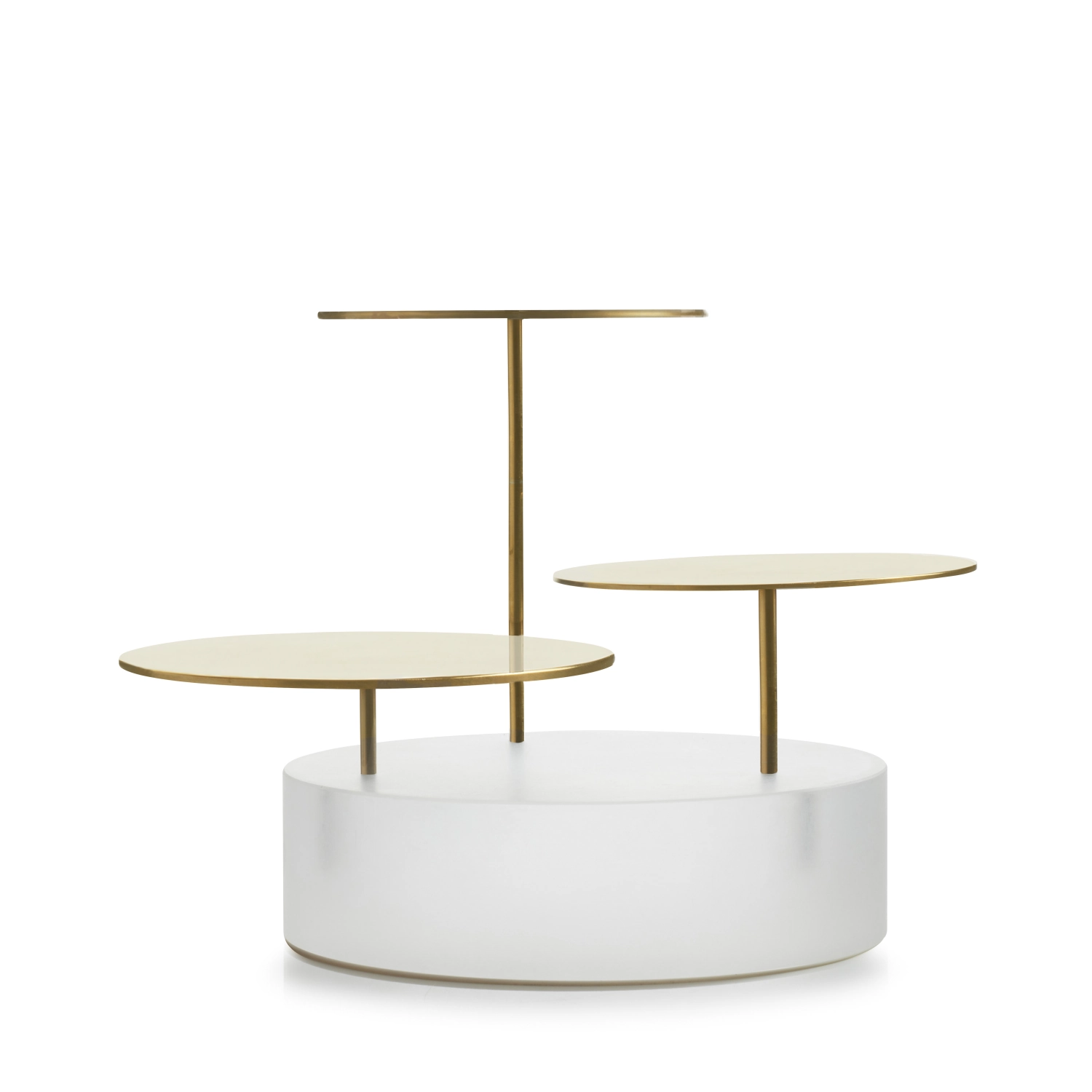 Ice Servierblock mit 3 Tabletts