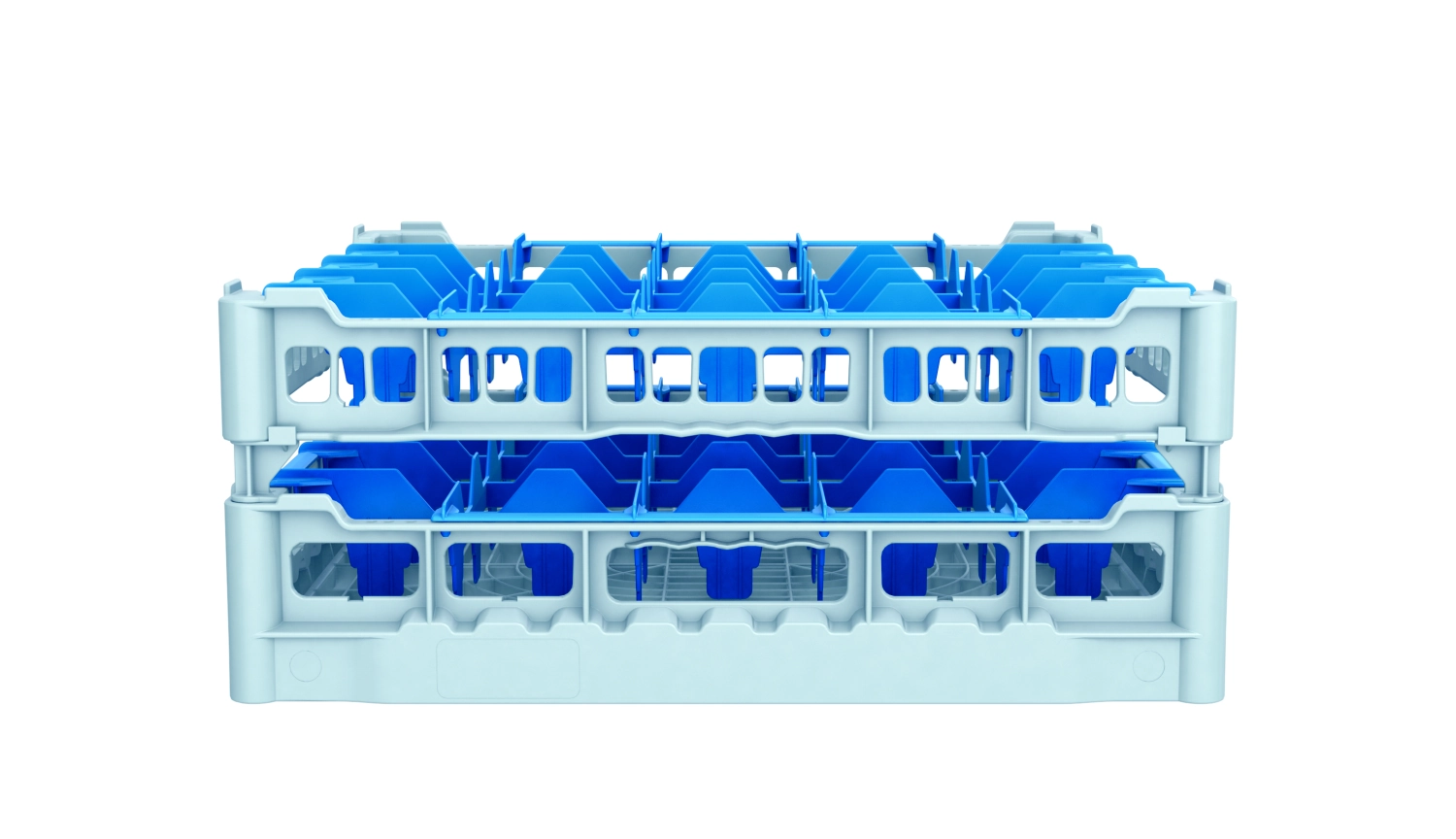 Gläserkorb mit Flanken 5x5