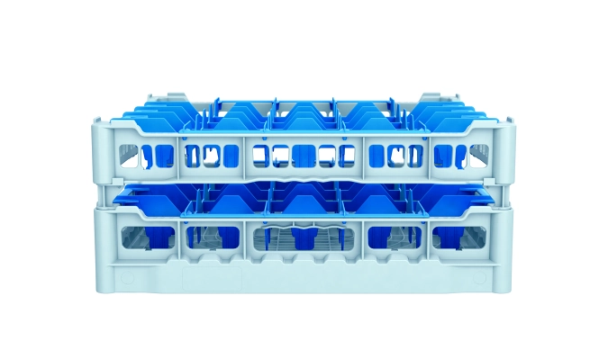 Gläserkorb mit Flanken 5x5