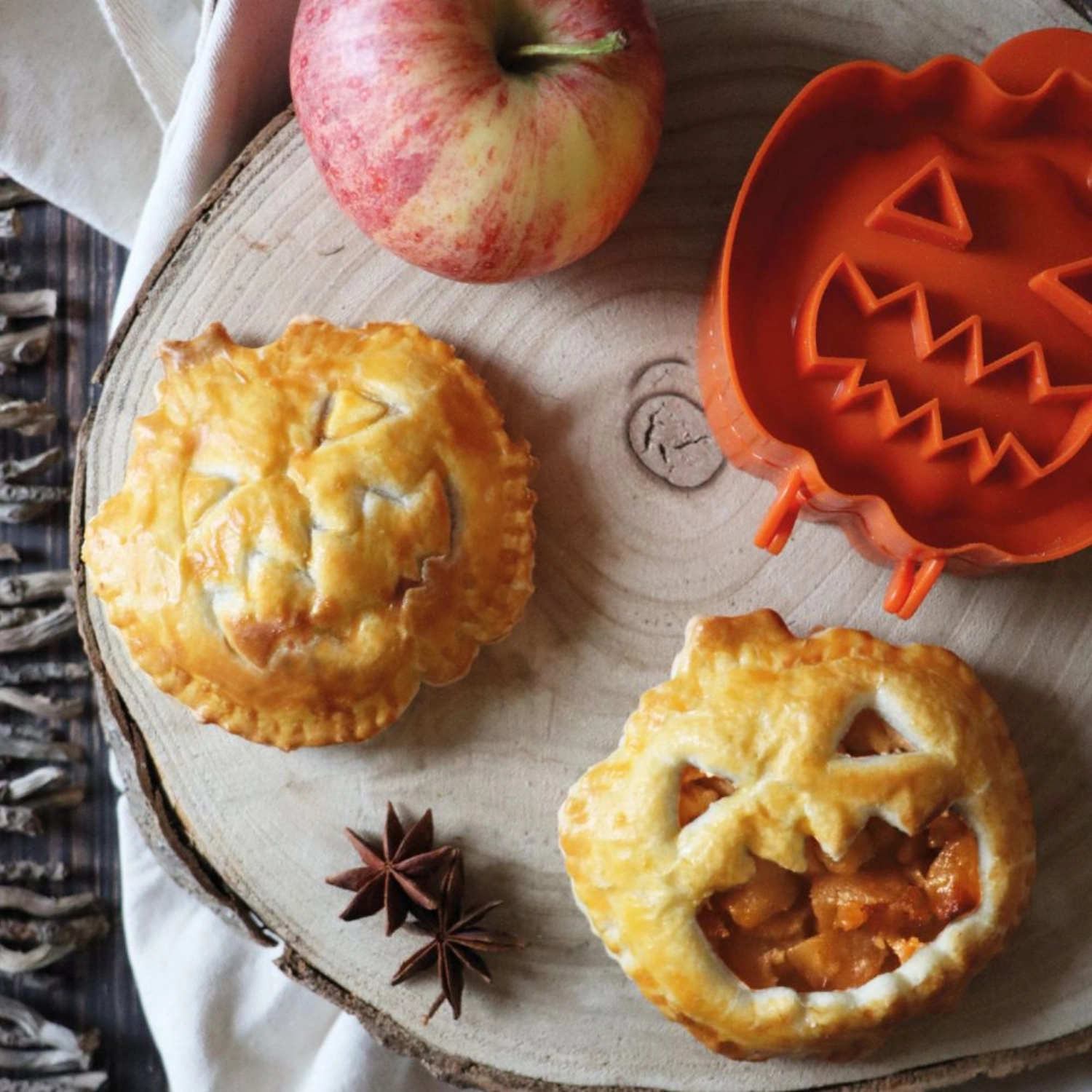 Moule à pâte halloween citrouille fantôme