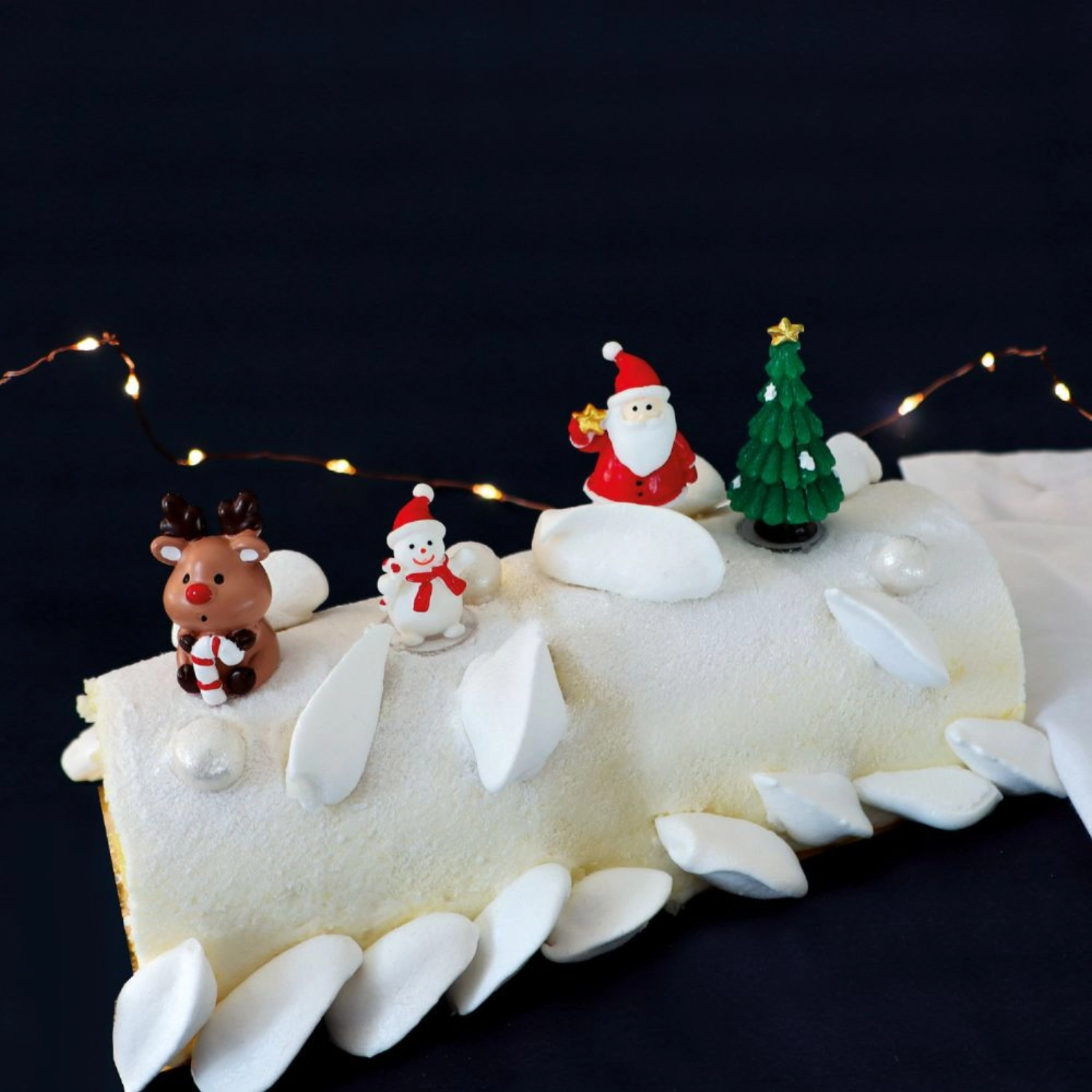 4er Set Tortendeko Weihnachten Figuren