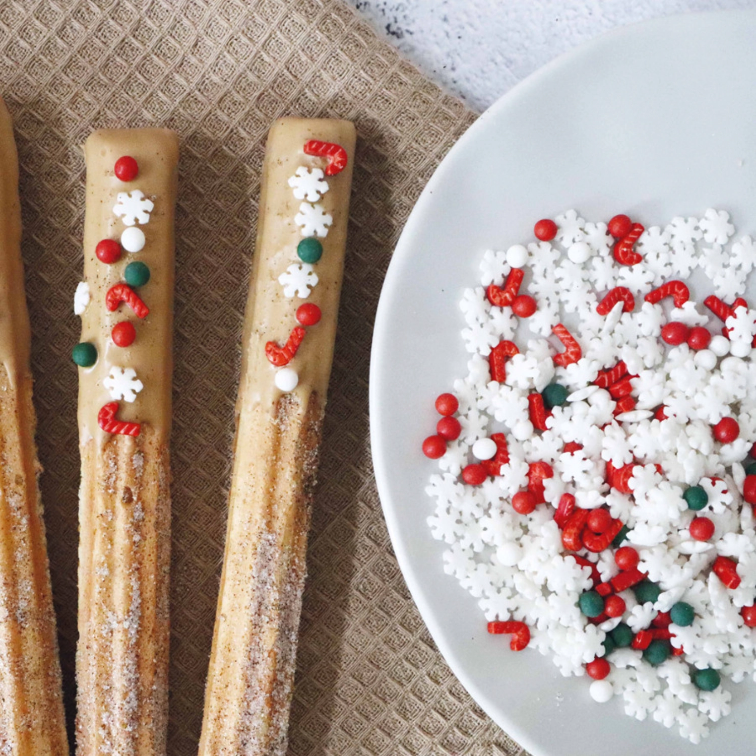 Décorations en sucre noël