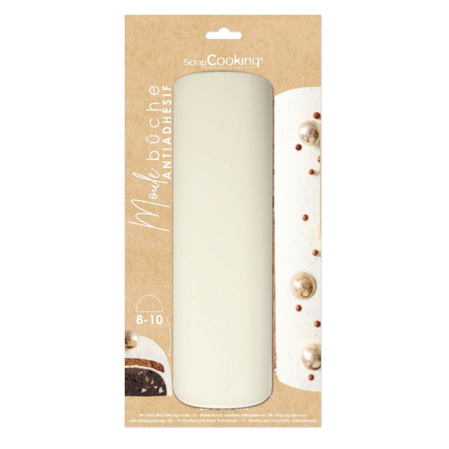 Moule à pâtisserie bûche antiadhésif