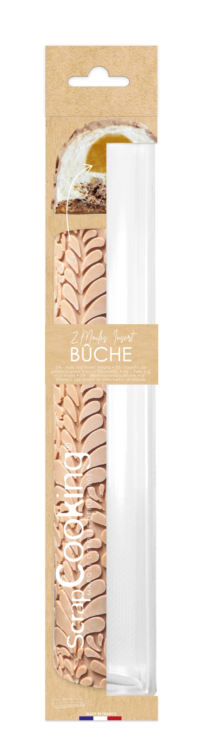 Set de 2 bûche avec moule intérieur