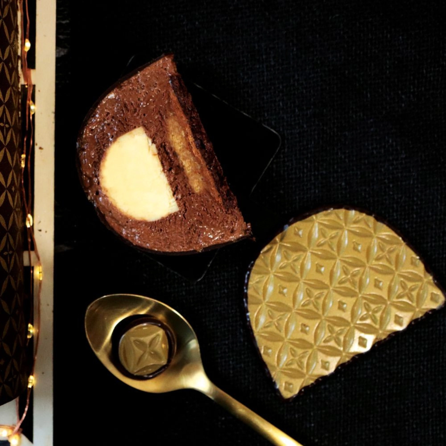 Embout de roulade couture goût chocolat