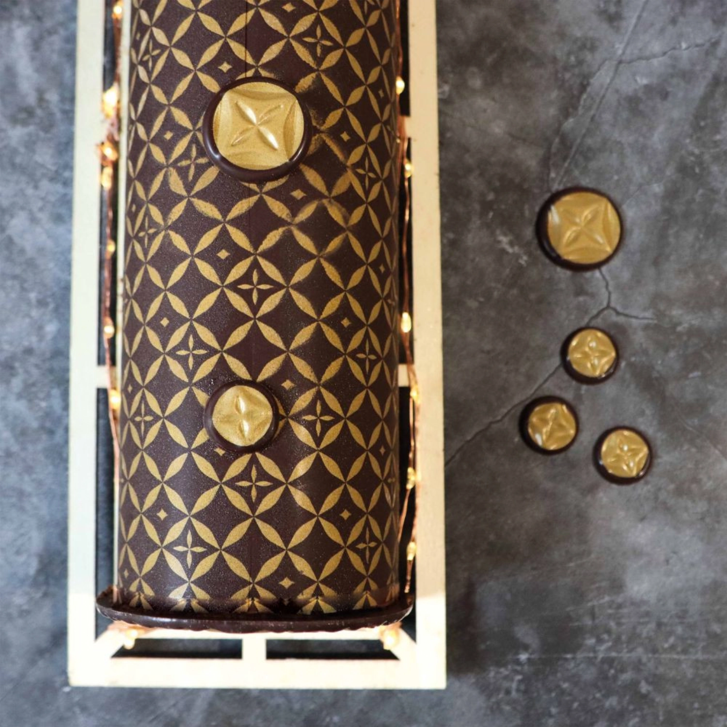 Set de 2 feuilles de transfert couture goût chocolat