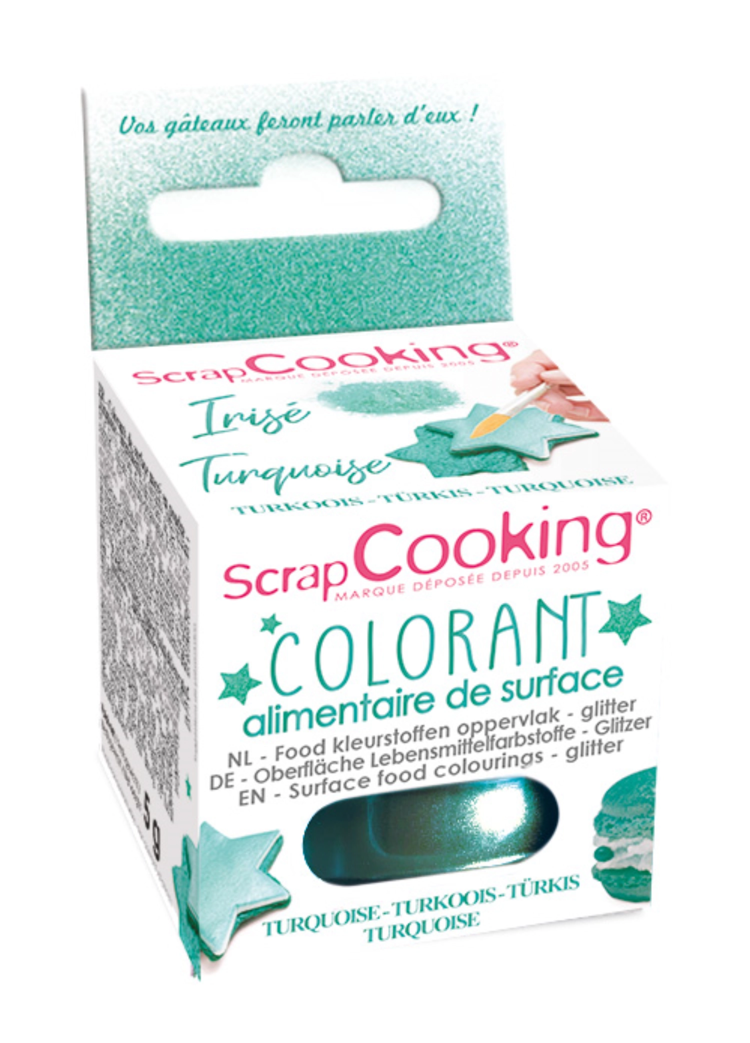 Farbpulver kaltes Oberflächendekor irisierend