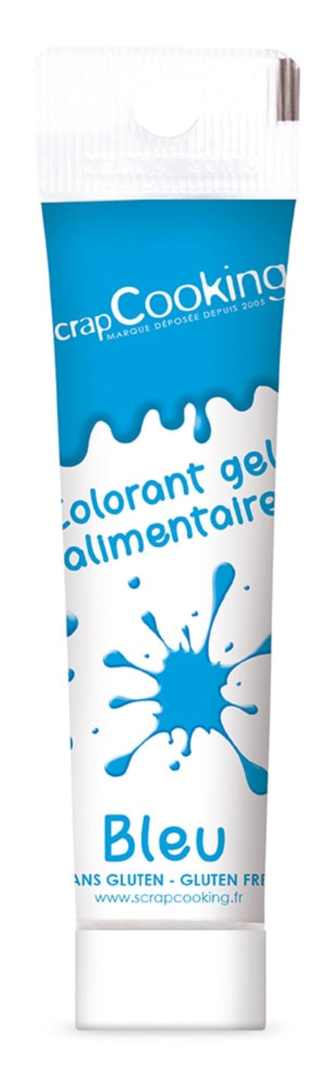 Gel colorant alimentaire
