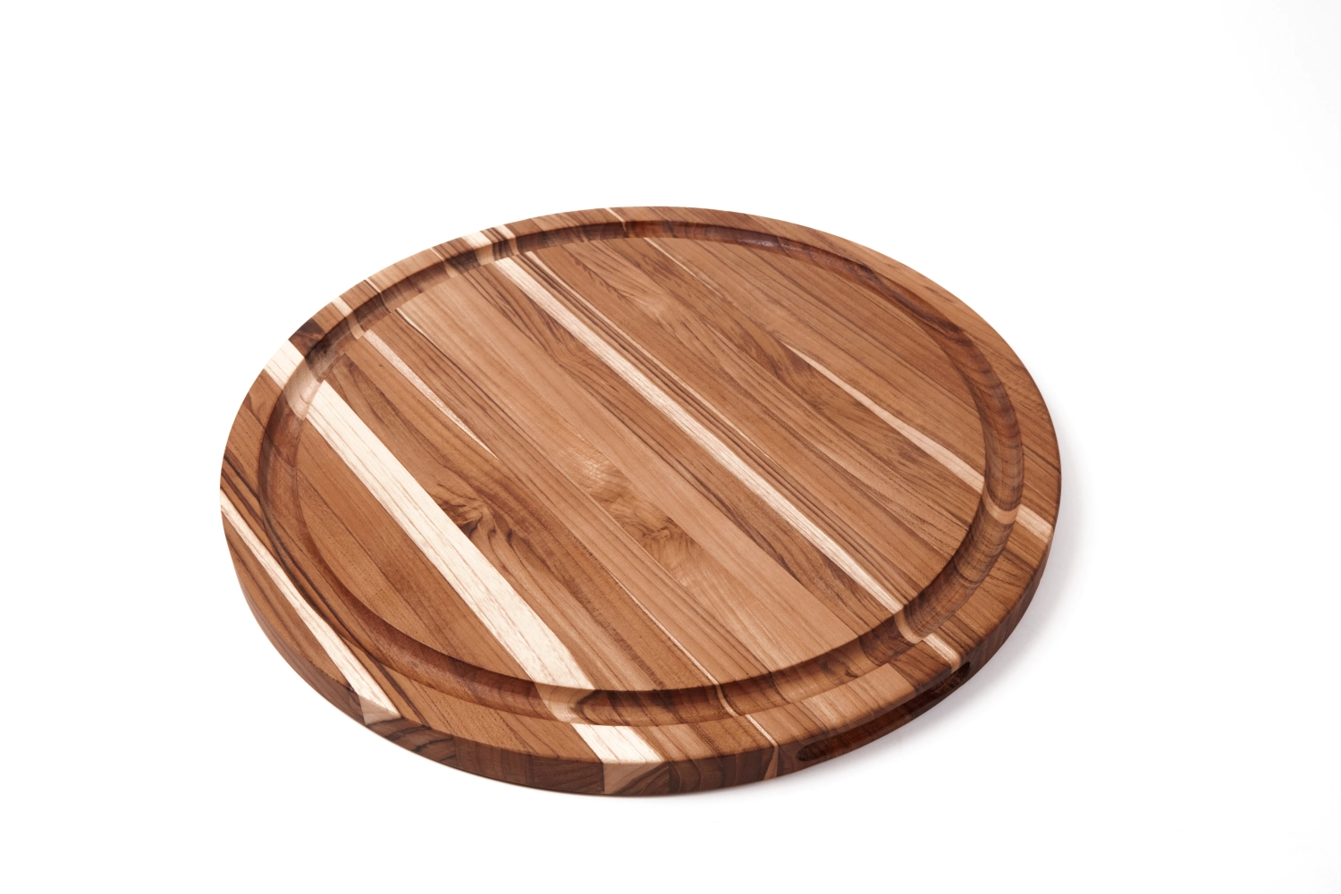 Scandi Planche à découper avec rainure à jus et poignées