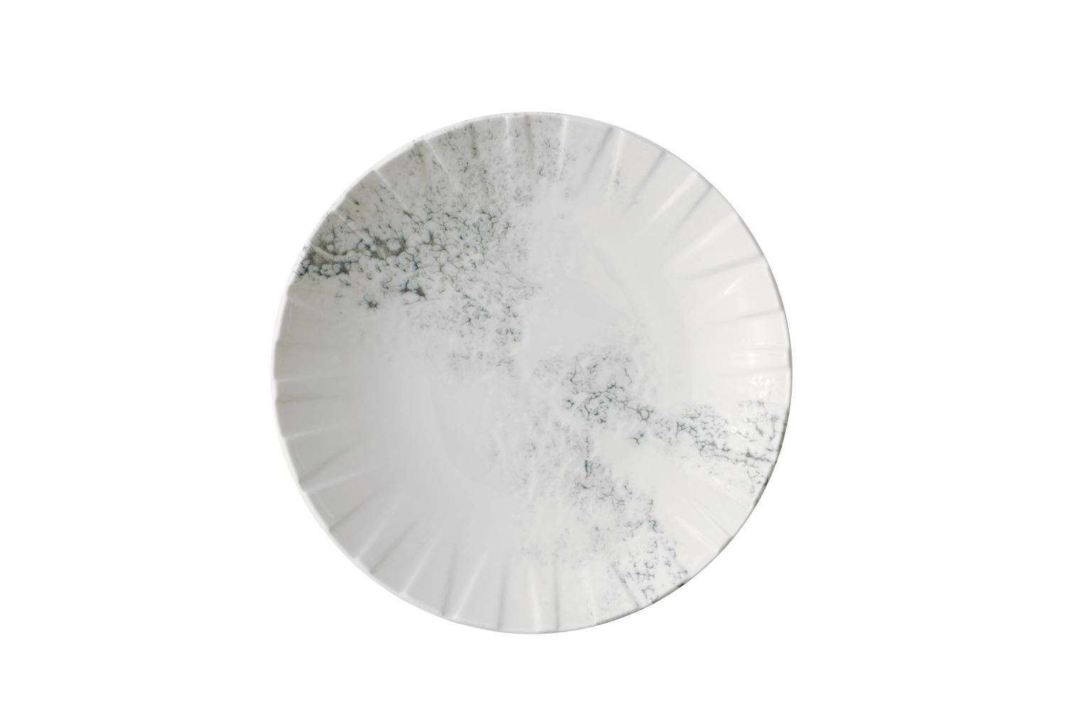 Alchemy Abstract Smoke Grey Coupe Teller tief