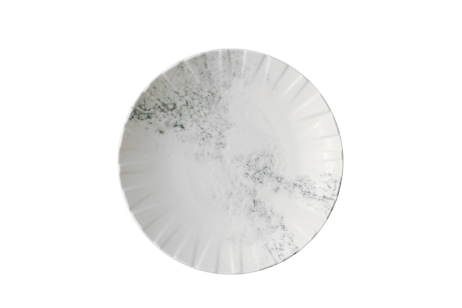 Alchemy Abstract Smoke Grey Coupe Teller tief