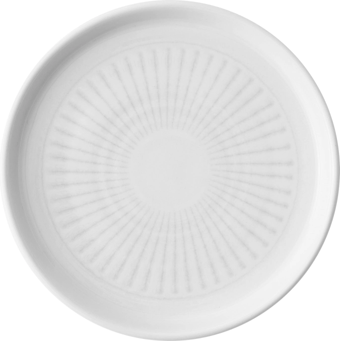 Era Grey Assiette plate walled