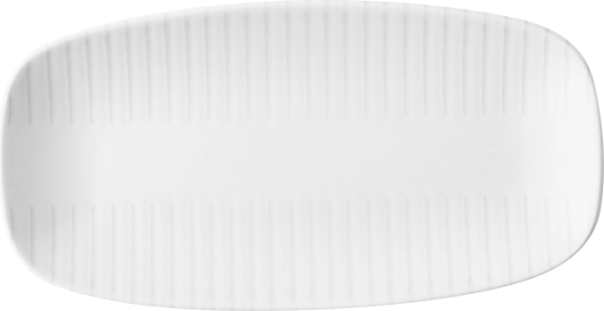 Era Grey Assiette rectangulaire