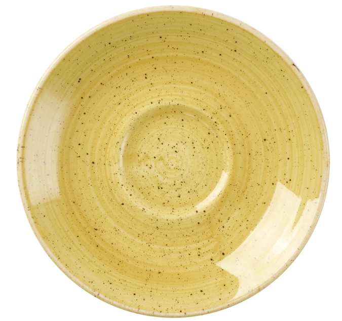 Stonecast Mustard Soucoupe p. espresso