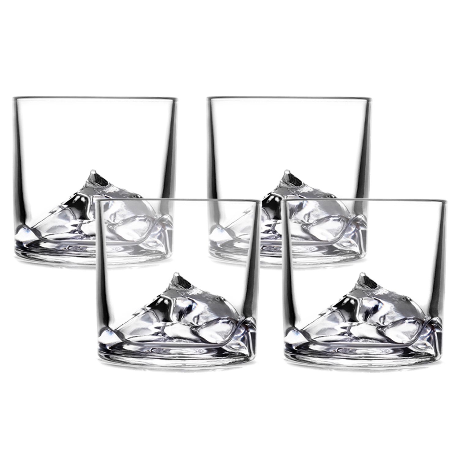 4er Set Everest Whisky Glas
