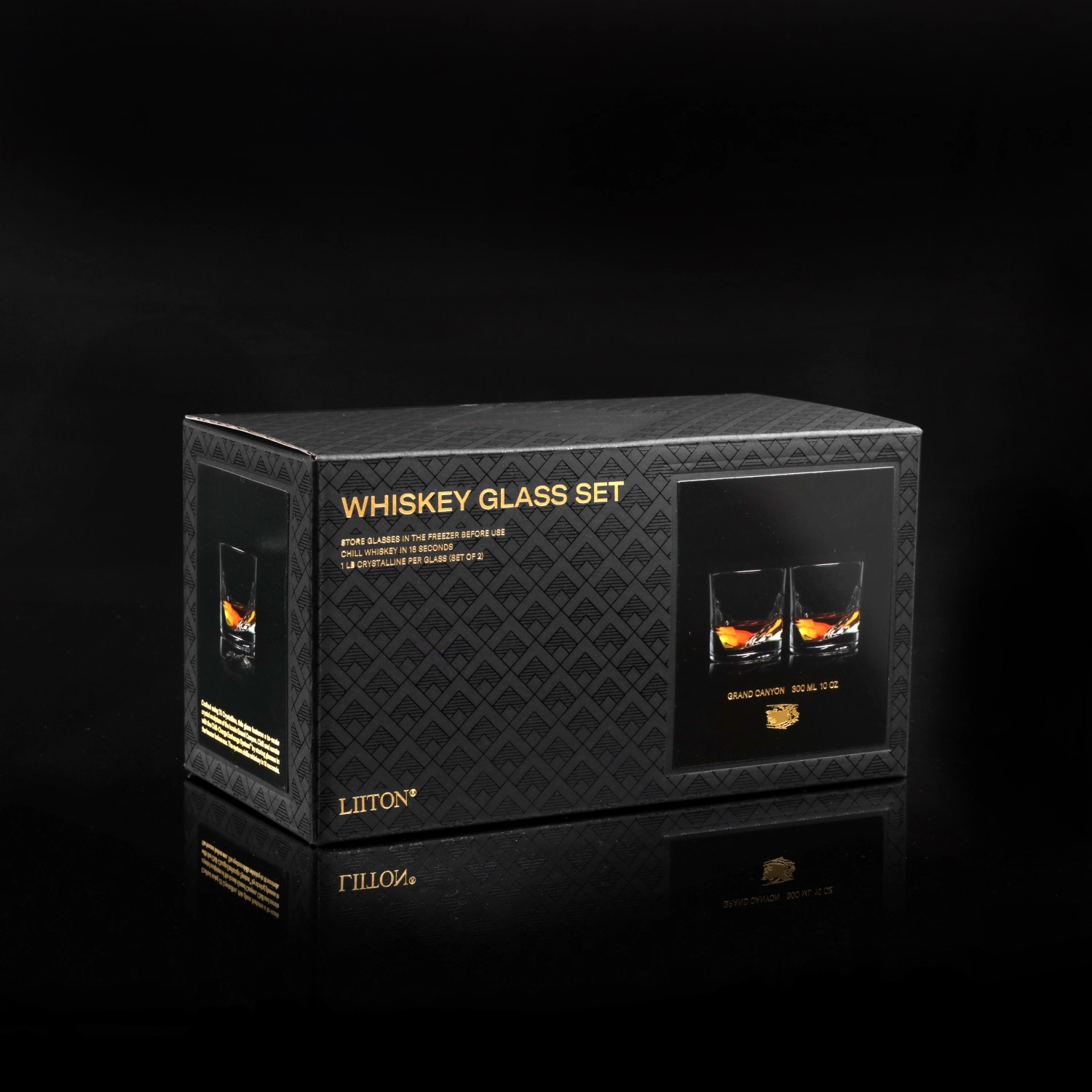 Lot de 2 verres à whisky Grand Canyon