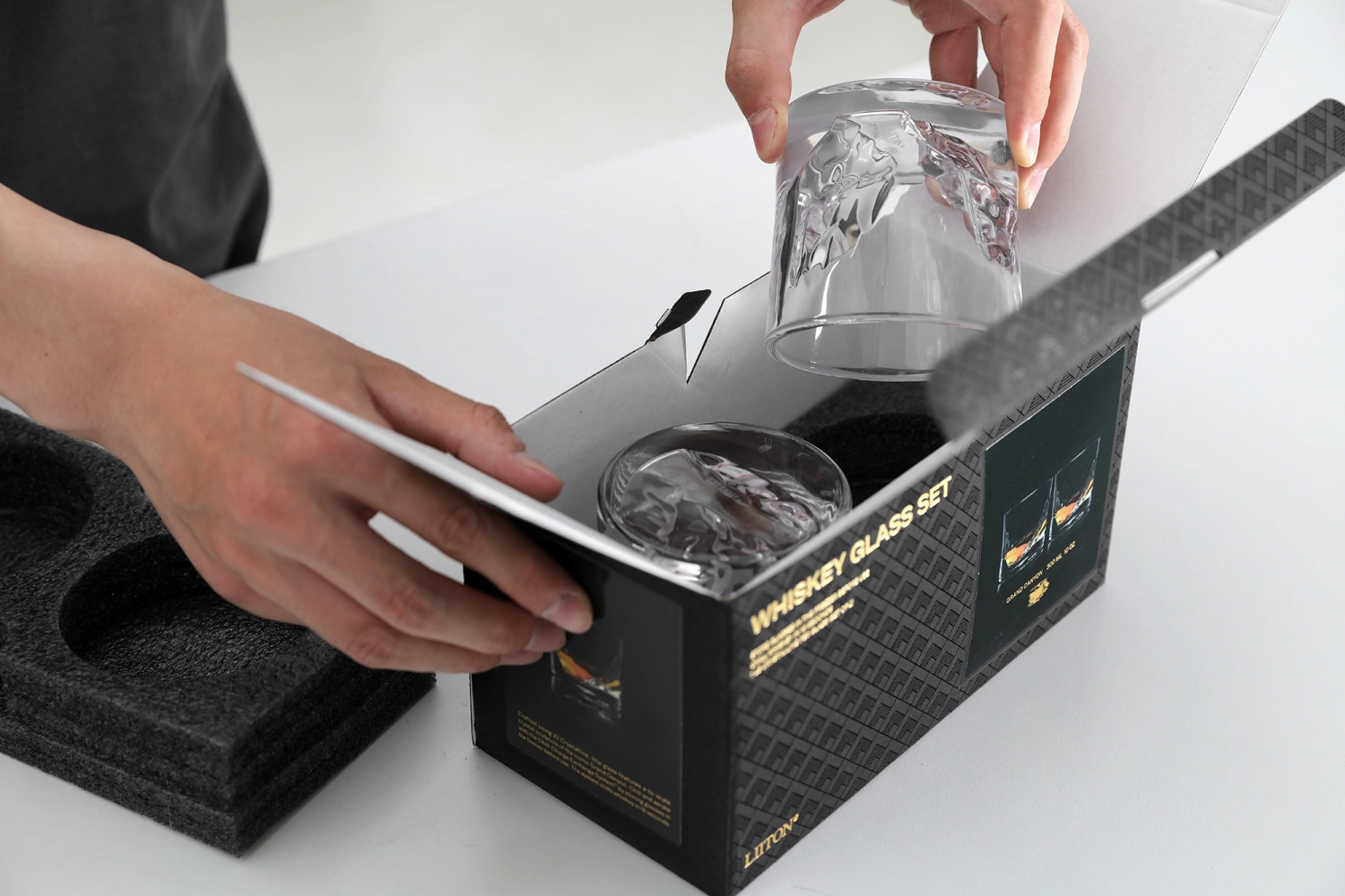 Lot de 2 verres à whisky Grand Canyon