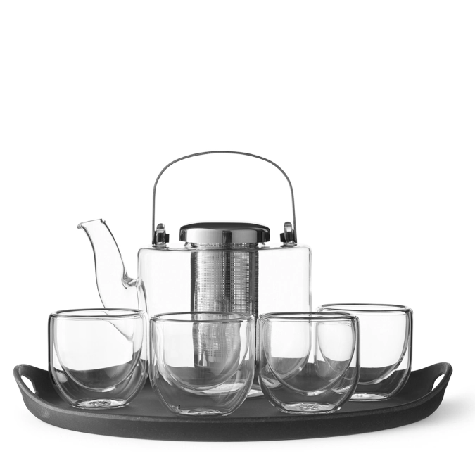 Set de 6 pichets et tasses à thé Bjorn