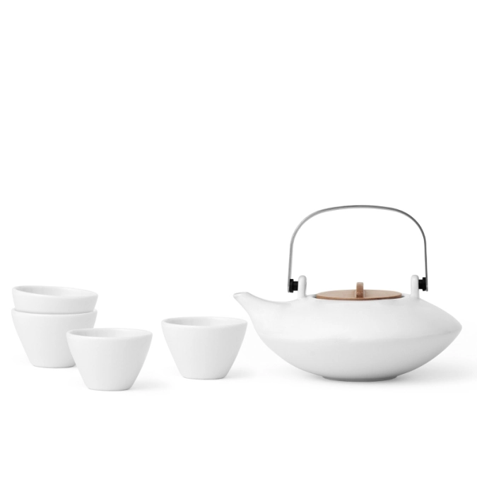 Set de 3 pichets à thé Pure avec tasse
