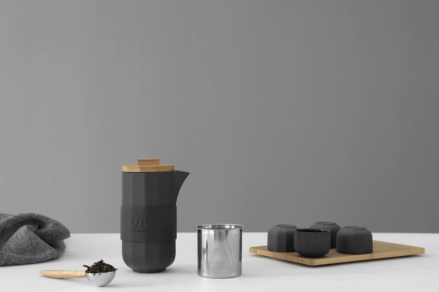 Set de 3 pots à thé Alexander & tasse