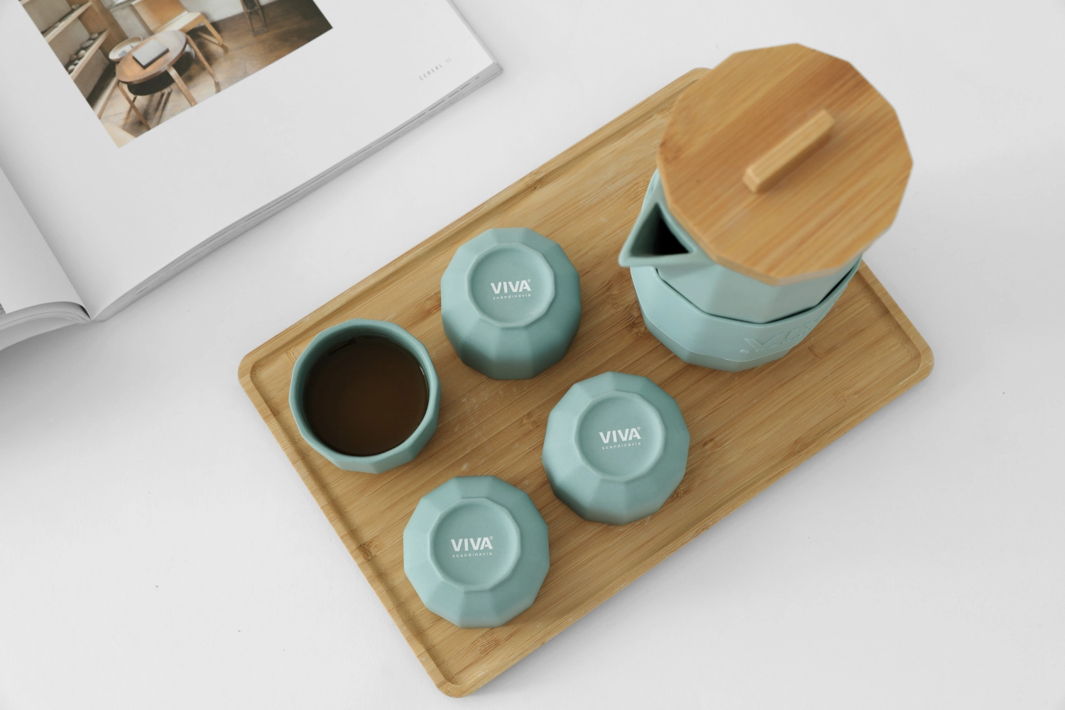 Set de 3 pots à thé Alexander & tasse